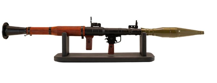 GOARPG-BLACK GoatGuns Rocket Propelled Grenade Metal Diecast Kit - Black