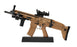 GOASCAR 1/3 Scale Die Cast FN Scar Model Rifle, Dark Tan