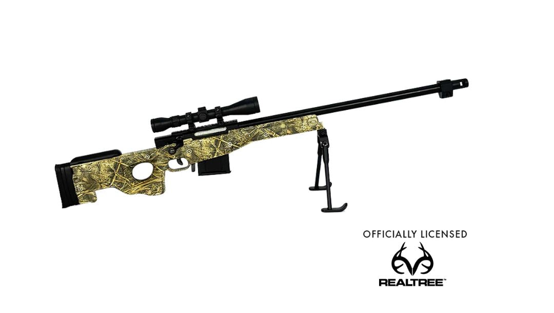 GOASR-CAMO 1/4 Scale Die Cast Sniper Rifle Model, Camo