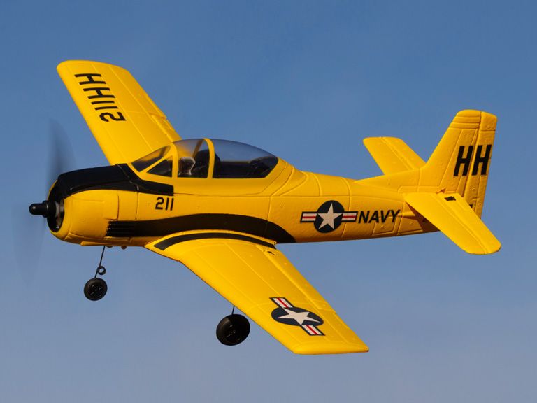 HBZ-1228 HobbyZone T-28 Trojan 450mm RTF with SAFE (FOR A EXTRA BATTERY PLEASE ORDER (FOR A EXTRA BATTERY PLEASE ORDER HBZ-1266)