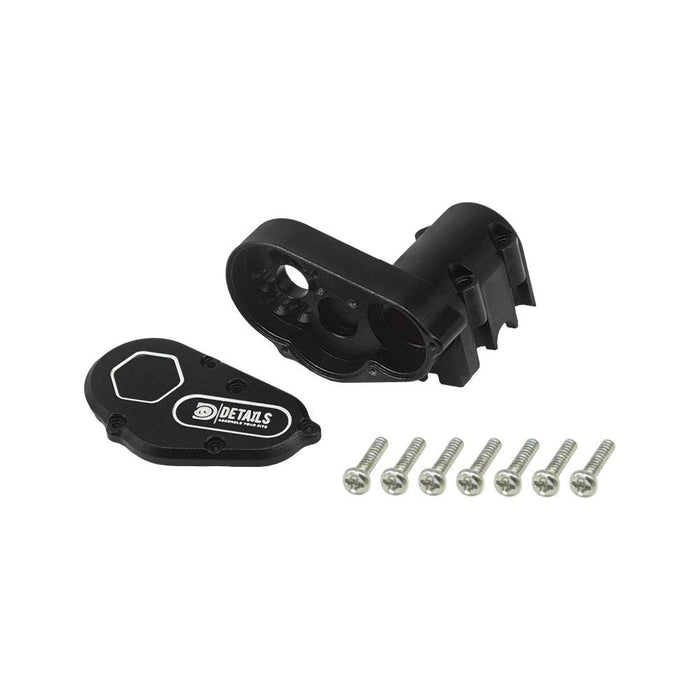 HDTSCX30-01BK Hobby Details SCX30 Aluminum Gear Box with Cover - Black