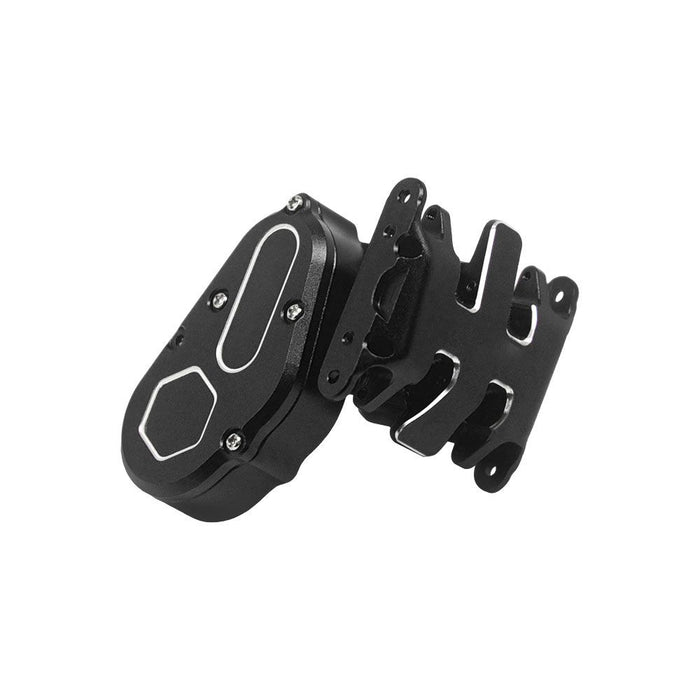 HDTSCX30-05BK Hobby Details SCX30 Aluminum GearBox & SkidPlate w/Gear - Black
