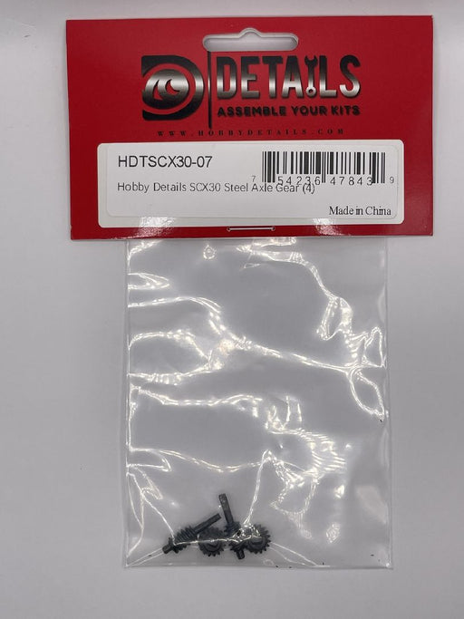 HDTSCX30-07 Hobby Details SCX30 Steel Axle Gear (4)