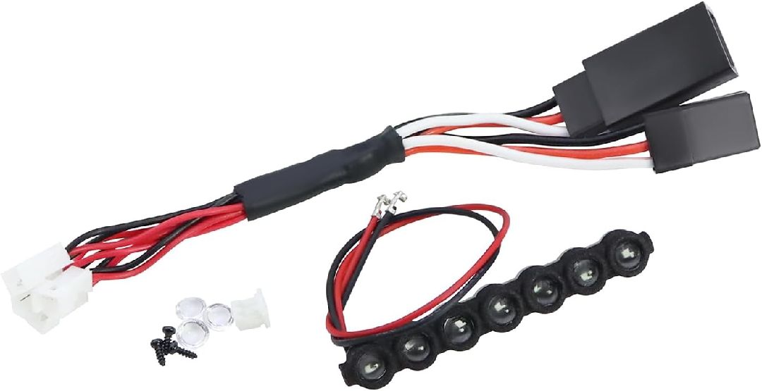 HDTSCX30-37Y Hobby Details SCX30 Round LED Light Bar for Wrangler - Yellow