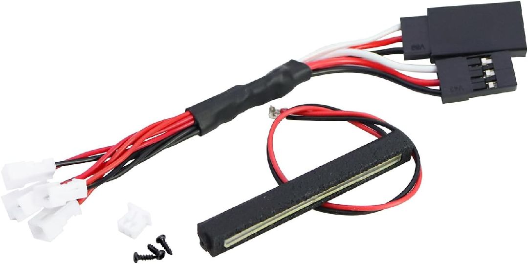 HDTSCX30-38Y Hobby Details SCX30 Straight LED LightBar for Wrangler - Yellow