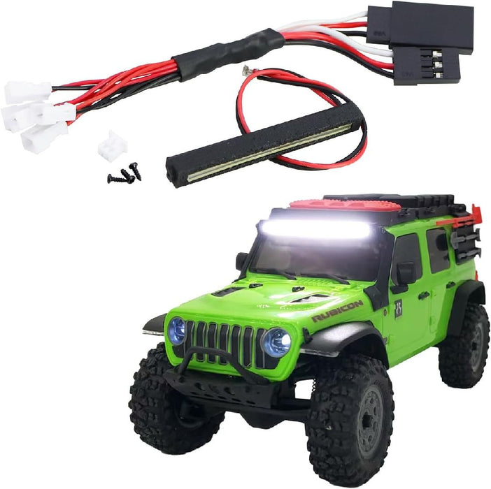 HDTSCX30-38Y Hobby Details SCX30 Straight LED LightBar for Wrangler - Yellow