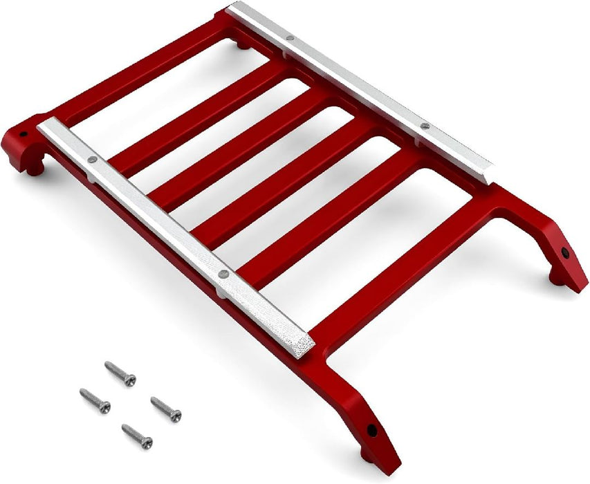 HDTSCX30-42R Hobby Details SCX30 Aluminum Roof Rack for Bronco - Red