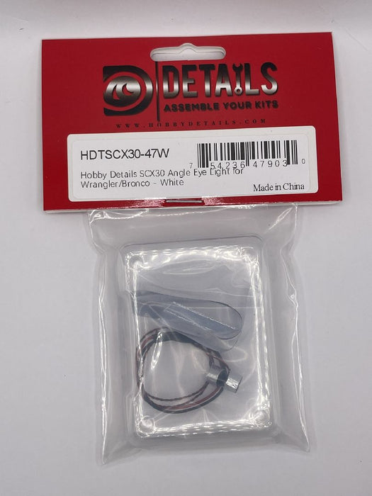 HDTSCX30-47W Hobby Details SCX30 Angle Eye Light for Wrangler/Bronco - White