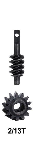 HDTSCX30-82B Hobby Details SCX30 Steel Axle Gear - 2/13T (2)