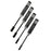 HDTT11022 Hobby Details Nut Drivers, Black, 4.0mm, 5.5mm, 7.0mm, 8.0mm (4)