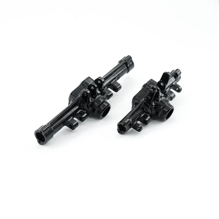 HDTTRX4M027A Hobby Details Traxxas 1/18 TRX-4M AL Fr & Rr Axle Set-Black (2)