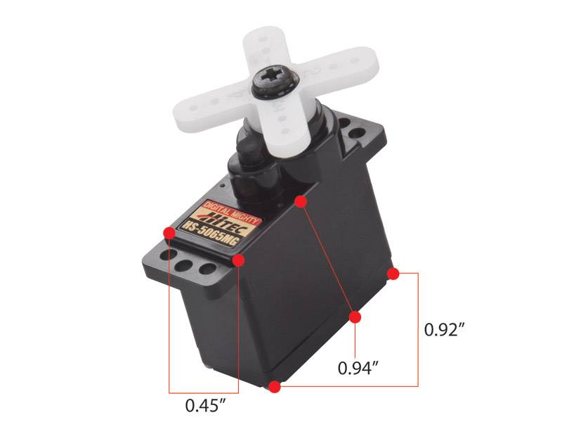 HIT35065S Hitec HS-5065MG Digital High Torque Metal Gear Feather Servo
