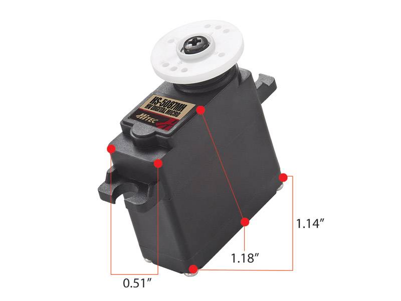 HIT35087S Hitec HS-5087MH Digital HV Premium Metal Gear Micro Servo