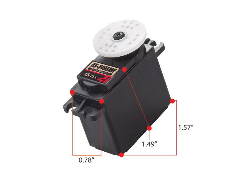 HIT35496S Hitec HS-5496MH Digital HV Metal Gear, Dual BB Servo