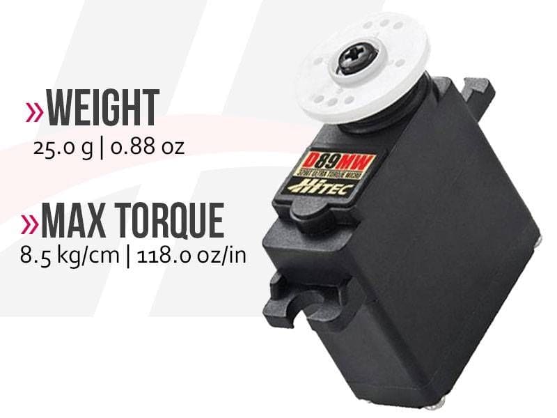 HIT36089S Hitec D89MW 32bit Digital Coreless Mini Servo (25 Tooth Spline)