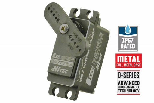 HIT36778S Hitec DB777WP Low Profile Full Metal Case (IP-67 Rated) (25T)