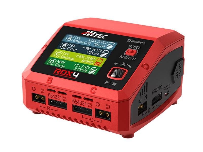 HIT44354 Hitec RDX4 4 Port AC/DC Charger