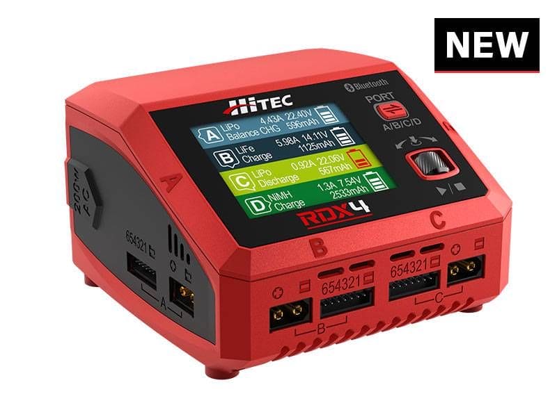 HIT44354 Hitec RDX4 4 Port AC/DC Charger