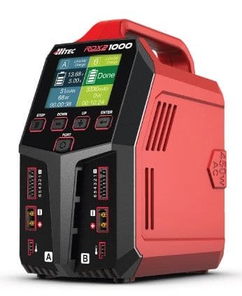 HIT44401 Hitec RDX2 1000 AC/DC Dual Port Charger, Discharger/Power Supply
