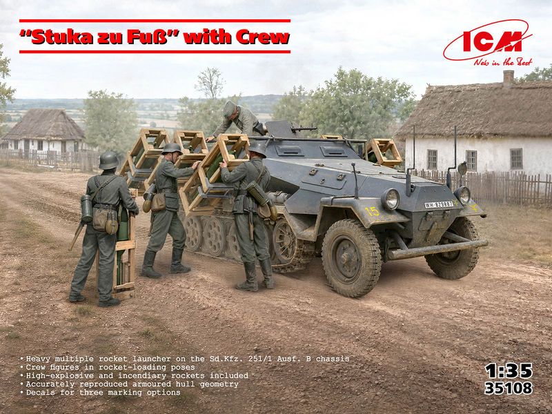 ICM35108 ICM 1/35 "Stuka Zu FuB" with Crew