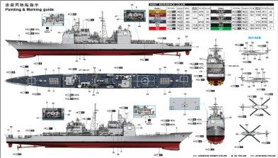 ILK62012 I Love Kit 1:200 USS Mobile Bay CG-53