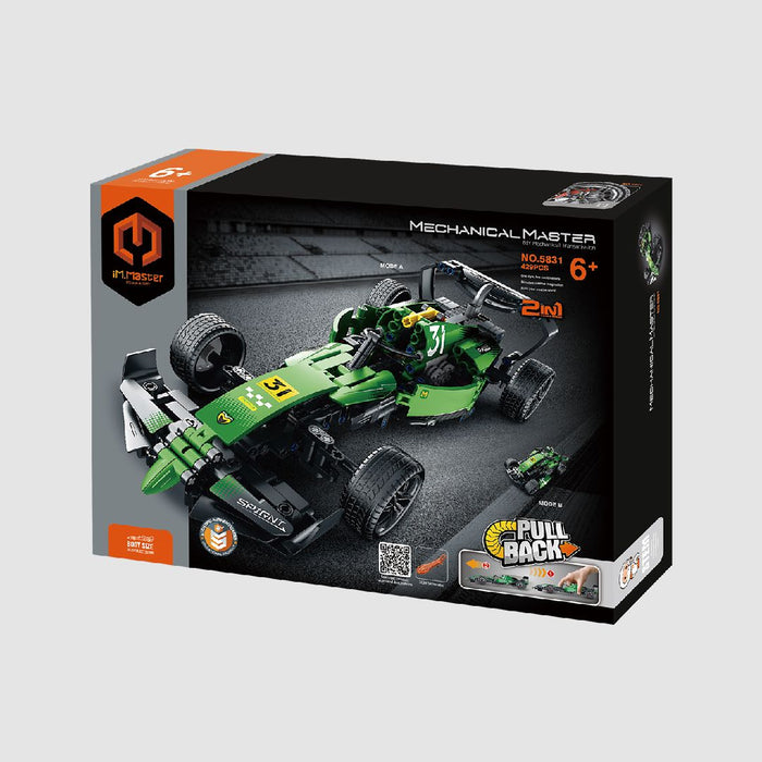 IMM5831 iM.Master 2 in 1 Pull Back F1 Formula Racing Car & All-Terrain V