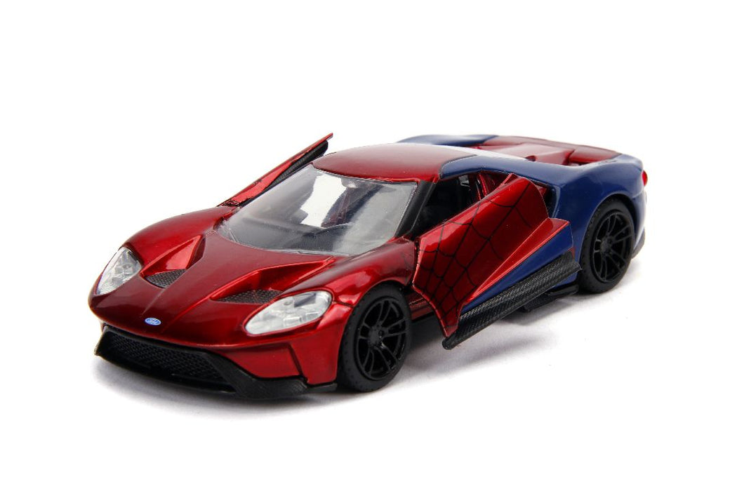 JAD30291 Jada 1/32 "Hollywood Rides" - 2017 Ford GT (Spider-Man Theme)