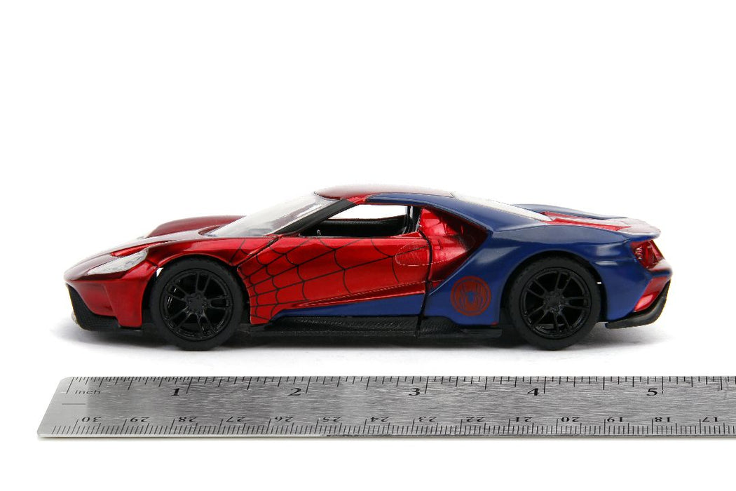 JAD30291 Jada 1/32 "Hollywood Rides" - 2017 Ford GT (Spider-Man Theme)