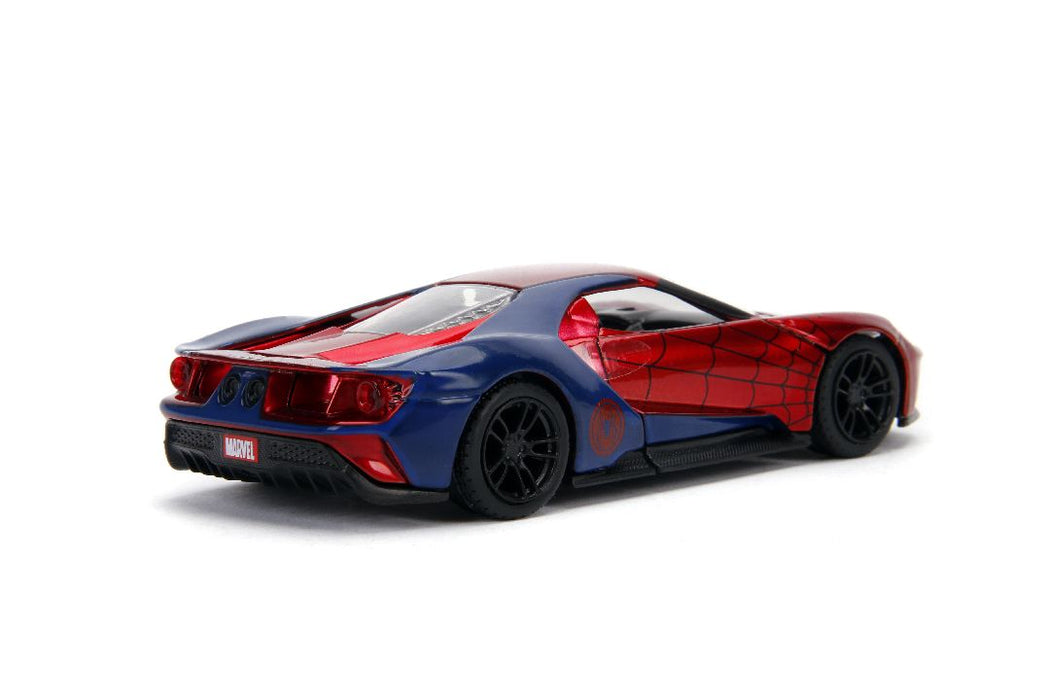 JAD30291 Jada 1/32 "Hollywood Rides" - 2017 Ford GT (Spider-Man Theme)