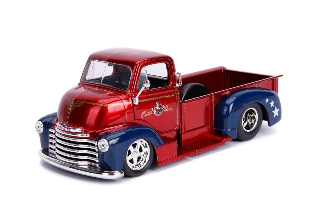 JAD30453 Jada 1/24 "DC Comics Bombshells" 1952 Chevy COE Pickup w/ figure