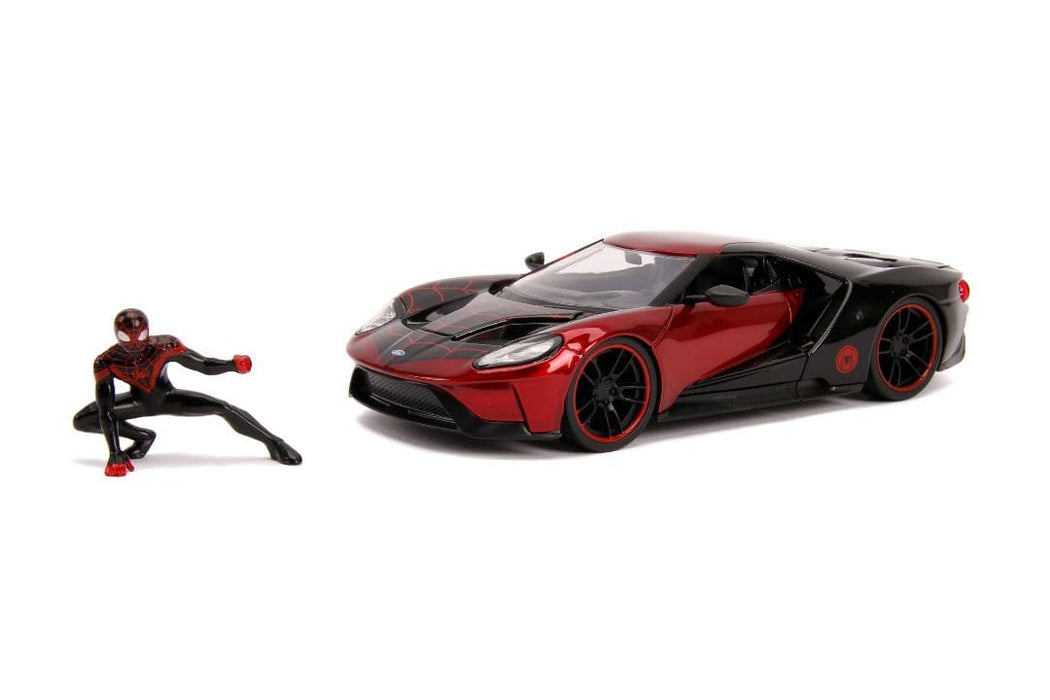 JAD31190 Jada 1/24 "Hollywood Rides" 2017 Ford GT with Miles Morales