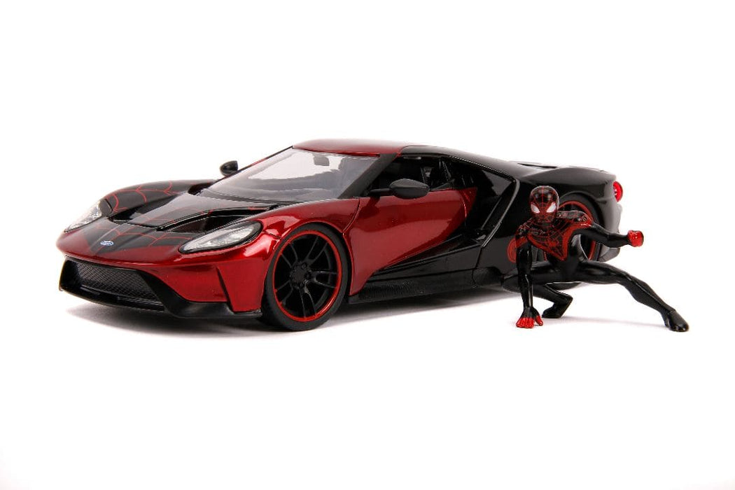 JAD31190 Jada 1/24 "Hollywood Rides" 2017 Ford GT with Miles Morales