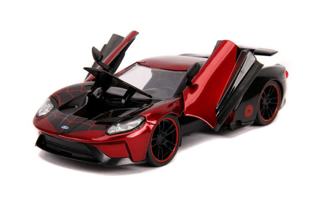 JAD31190 Jada 1/24 "Hollywood Rides" 2017 Ford GT with Miles Morales