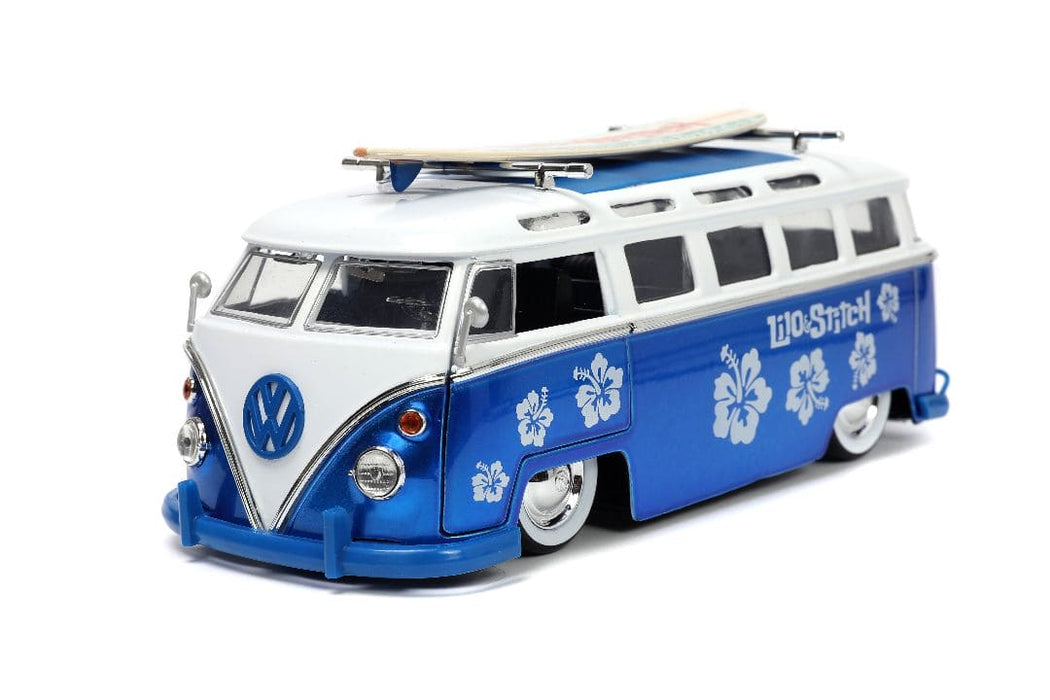 JAD31992 Jada 1/24 "Hollywood Rides" 1962 VW Bus with Lilo & Stitch