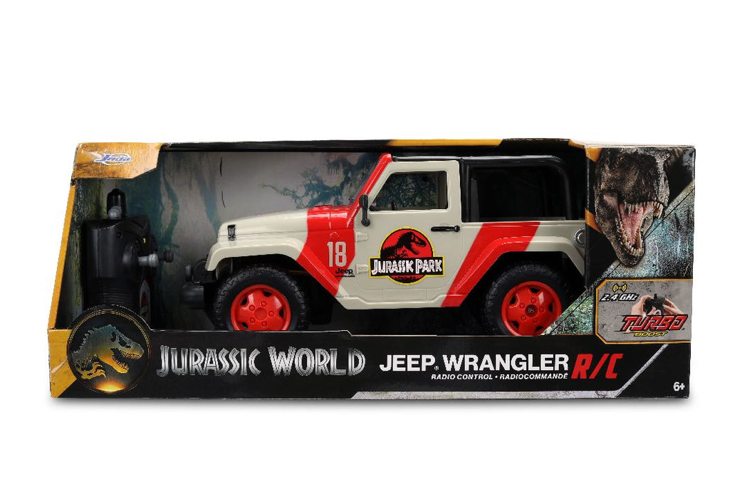 JAD32132 Jada 1/16 HWR R/C - Jurassic World Jeep Wrangler