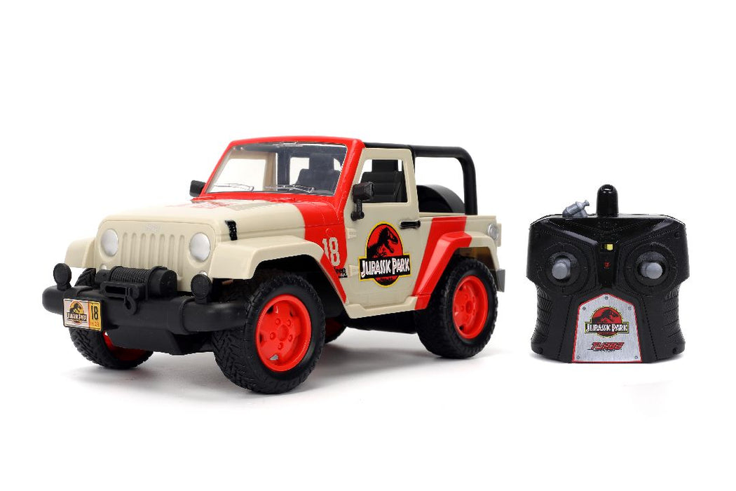 JAD32132 Jada 1/16 HWR R/C - Jurassic World Jeep Wrangler
