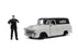 JAD32191 Jada 1/24 "Hollywood Rides" Frankenstein 1957 Chevy Sububan with Frankenstein