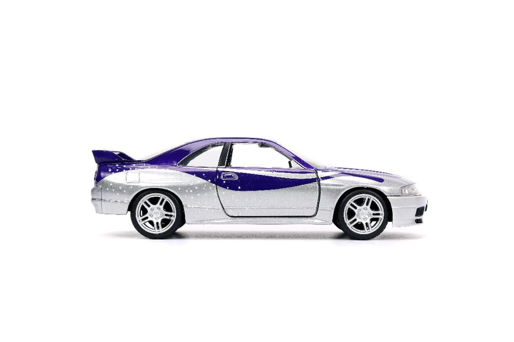 JAD32587 Jada 1/32 "Fast & Furious" 1995 Nissan Skyline GT-R (R33) Candy Silver/Purple