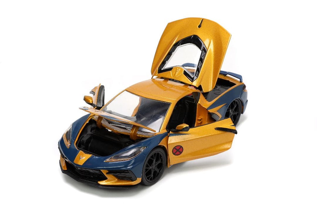 JAD33354 Jada 1/24 "Hollywood Rides" 2020 Corvette Stingray w/Wolverine