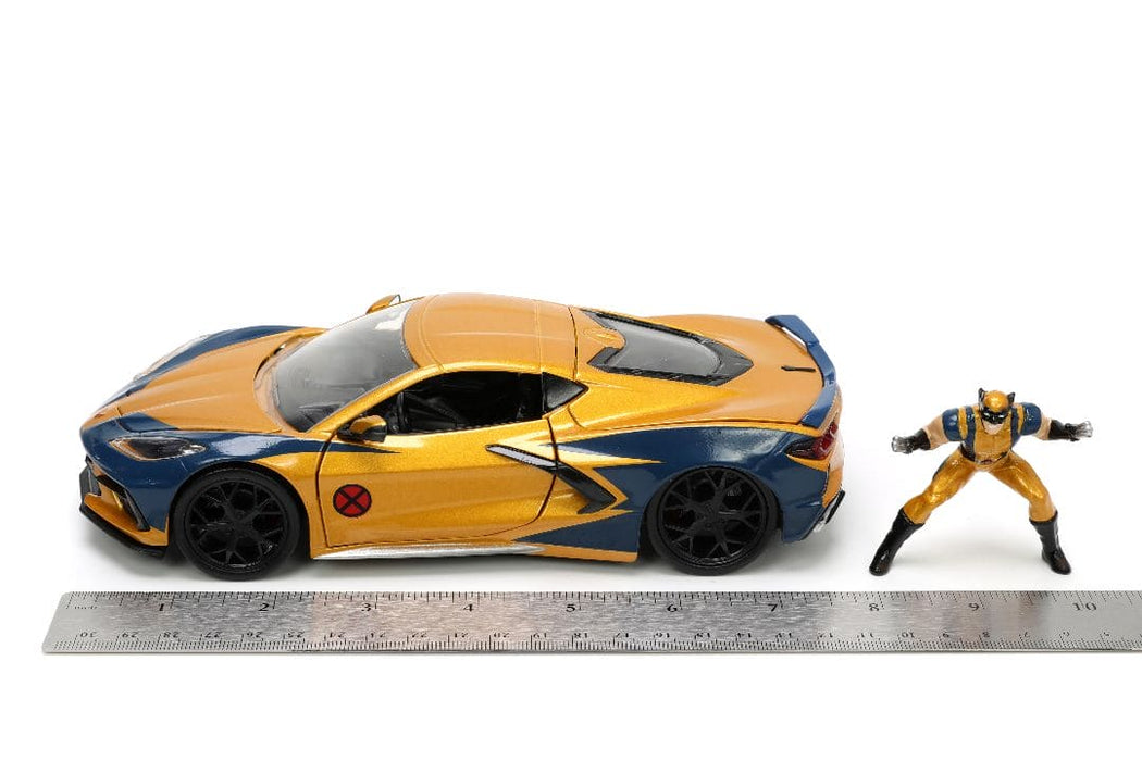 JAD33354 Jada 1/24 "Hollywood Rides" 2020 Corvette Stingray w/Wolverine