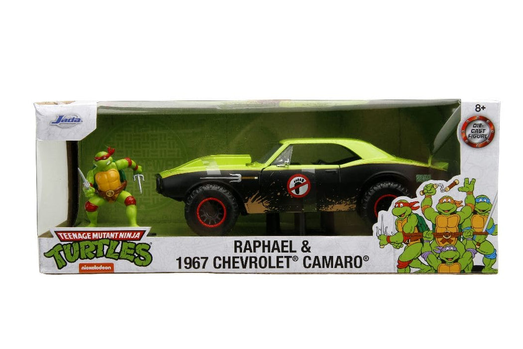 JAD33386 Jada 1/24 "Hollywood Rides" Teenage Mutant Ninja Turtles - 1967 Chevy Camaro with Raphael