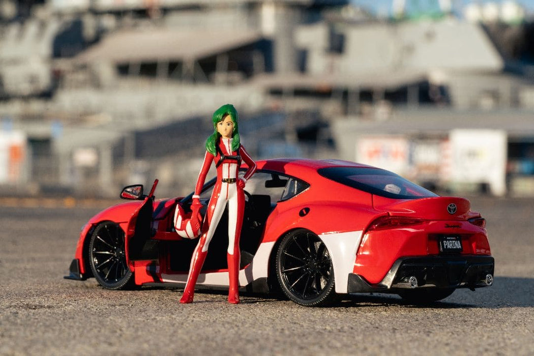 JAD33679 Jada 1/24 "Hollywood Rides" Robotech 2020 Toyota Supra with Miriya Sterling