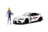 JAD33682 Jada 1/24 "Hollywood Rides" Robotech 2020 Toyota Supra with Roy Fokker