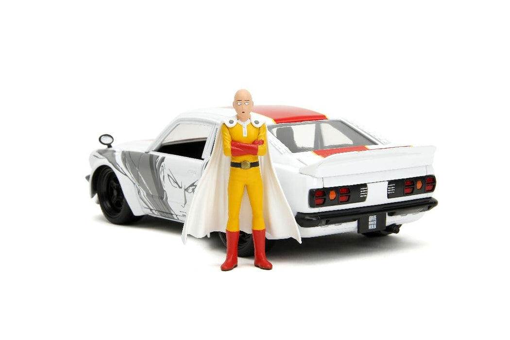 JAD33688 Jada 1/24 "Hollywood Rides" Viz Media - 1974 Mazda RX-3 with One Punch Man