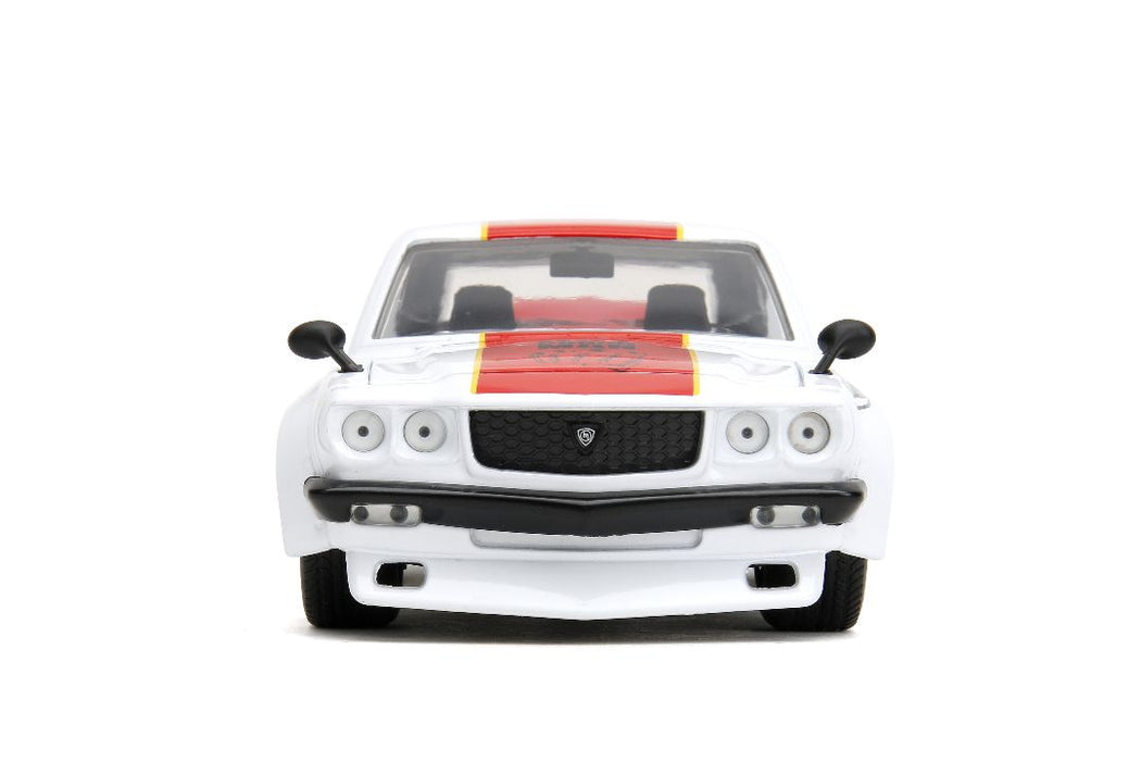 JAD33688 Jada 1/24 "Hollywood Rides" Viz Media - 1974 Mazda RX-3 with One Punch Man