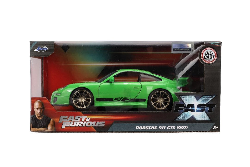 JAD34919 Jada 1/24 "Fast & Furious" - Porsche 911 GT3 (997) Glossy Green