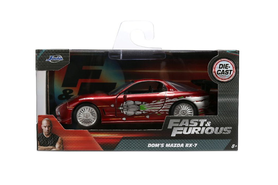 JAD35400 Jada 1/32 "Fast & Furious" - 1995 Mazda RX-7 - Candy Red