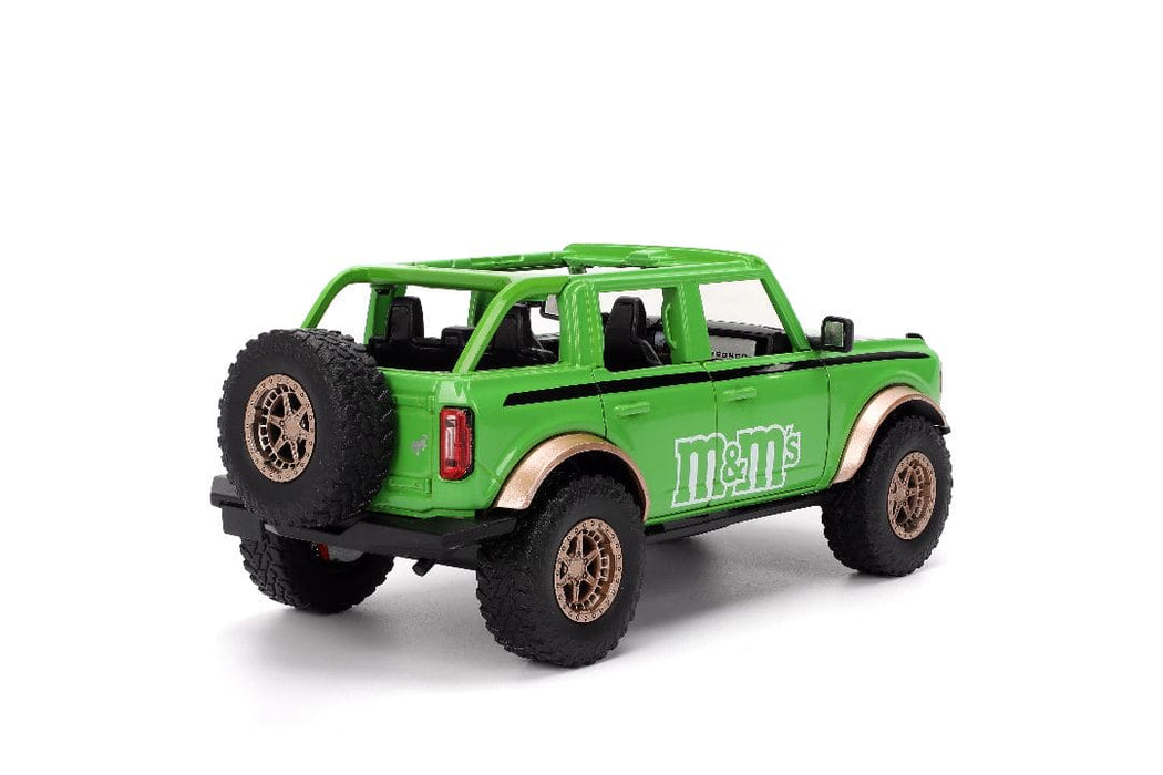 JAD35473 Jada 1/24 "Hollywood Rides" - M&M's - 2021 Ford Bronco