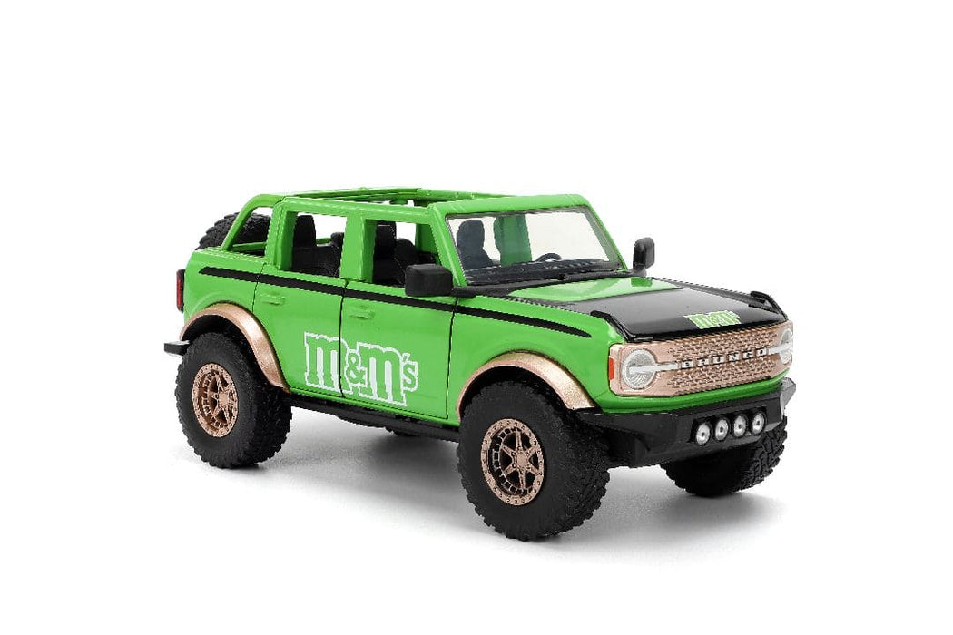 JAD35473 Jada 1/24 "Hollywood Rides" - M&M's - 2021 Ford Bronco