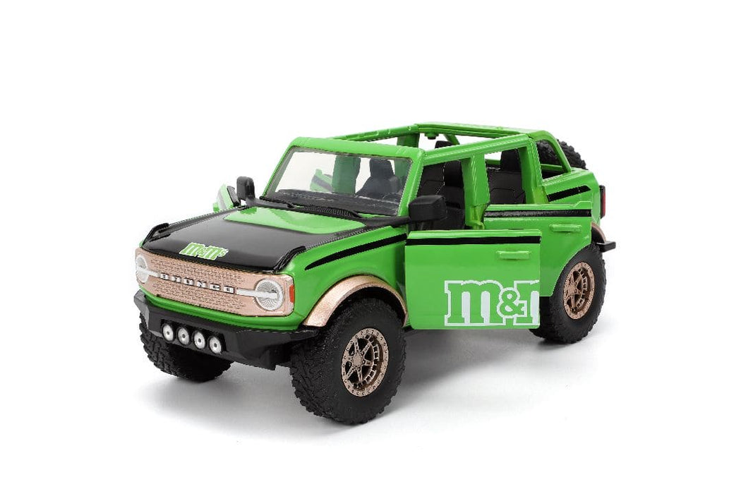 JAD35473 Jada 1/24 "Hollywood Rides" - M&M's - 2021 Ford Bronco